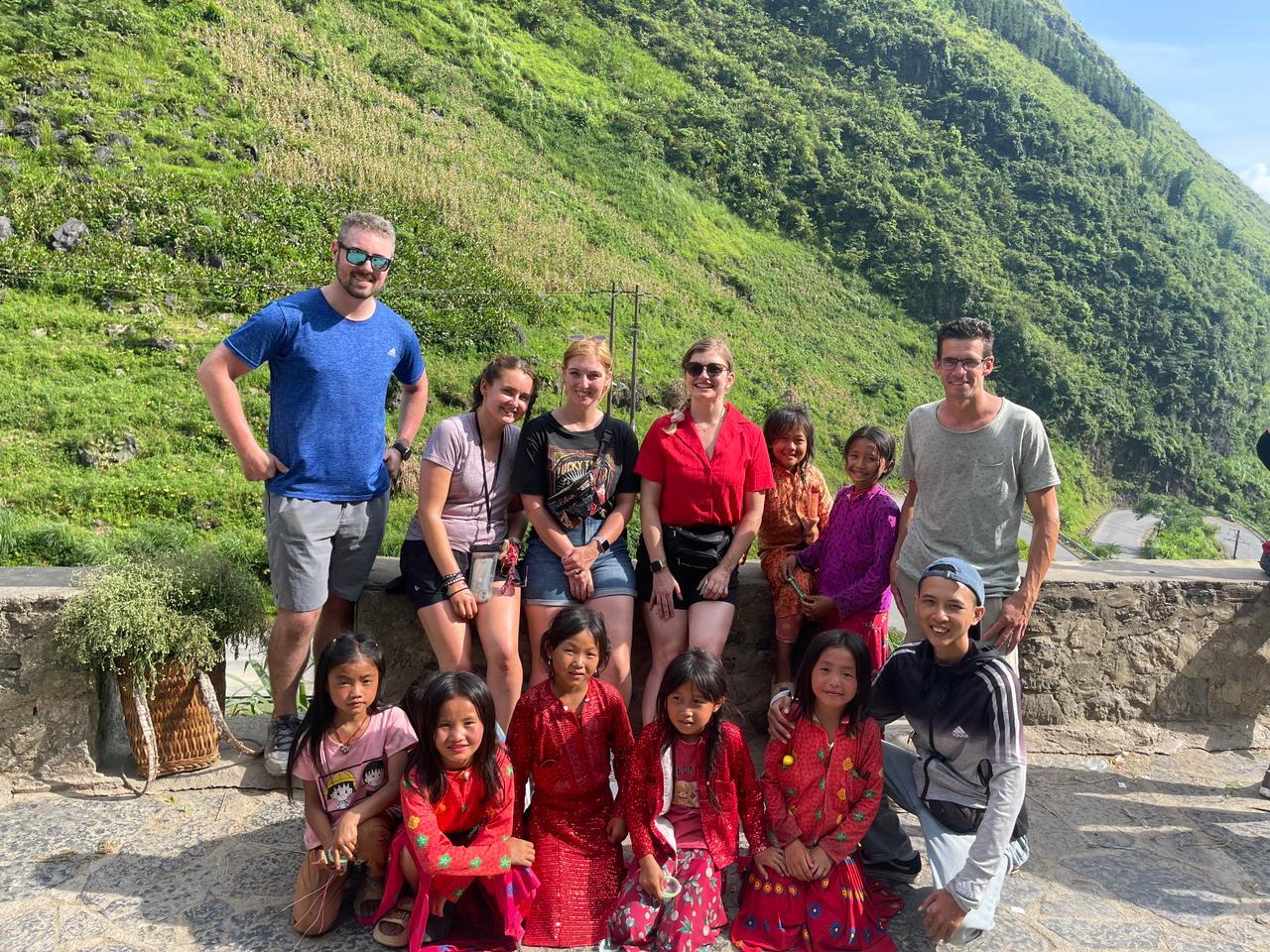 Ha Giang Vibes local team with travelers